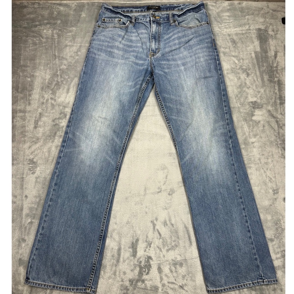 Banana Republic Straight Leg Jeans Mens 34x34 Blue Medium Wash Denim Pants